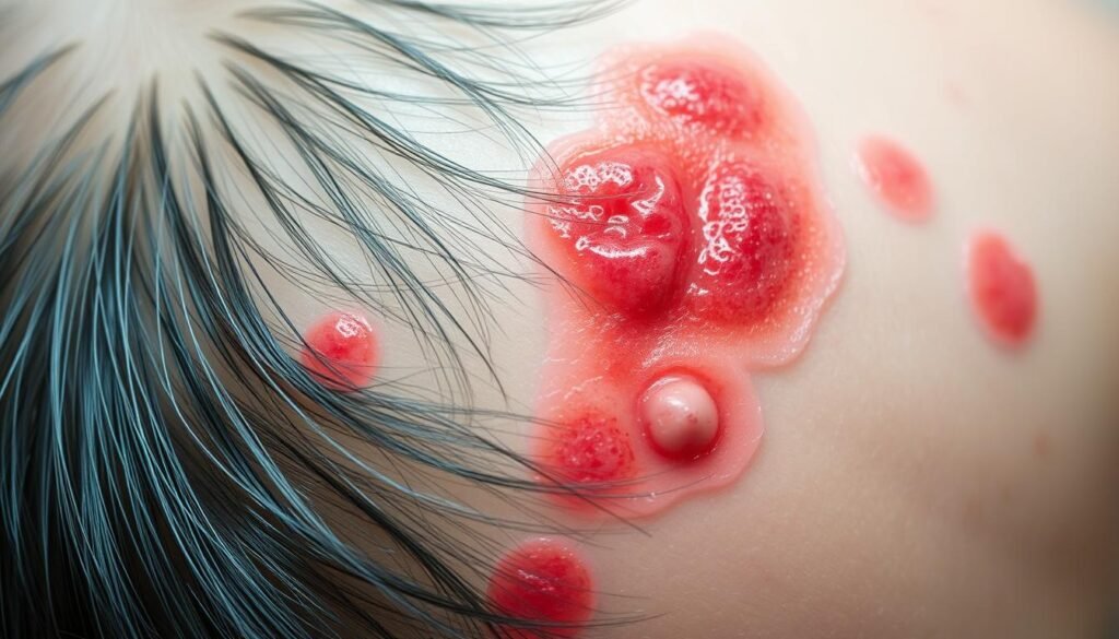 Staphylococcal Scalp Infection