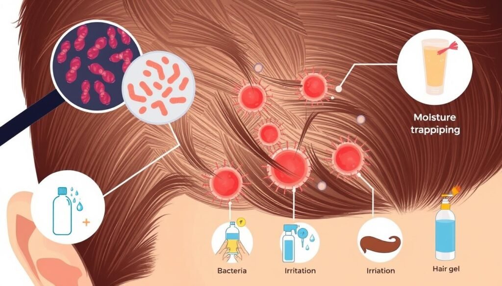 causes of scalp folliculitis