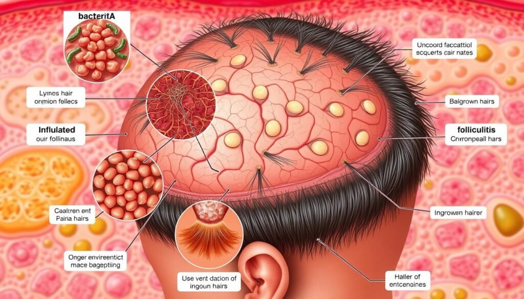 causes of scalp folliculitis