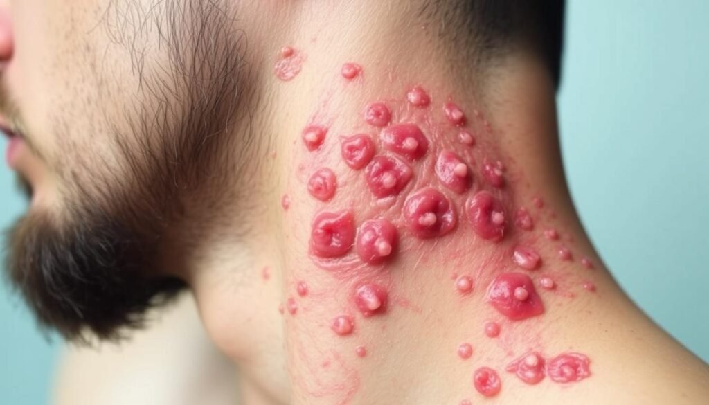 pseudofolliculitis barbae symptoms