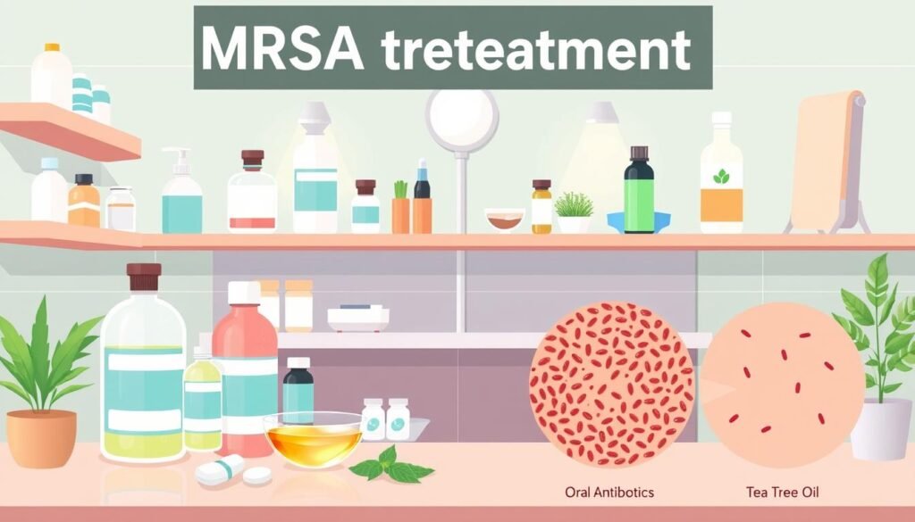 MRSA treatment options for folliculitis