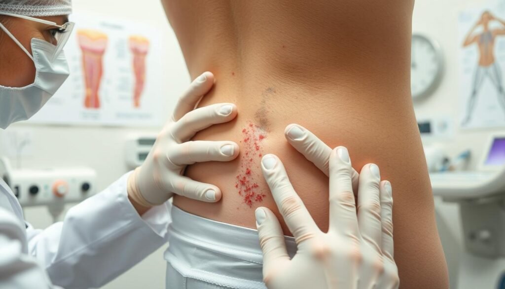 diagnosing groin folliculitis