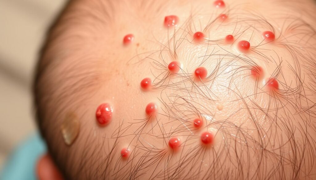folliculitis on head