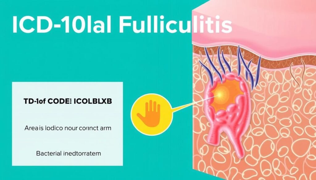 icd 10 code for bacterial folliculitis