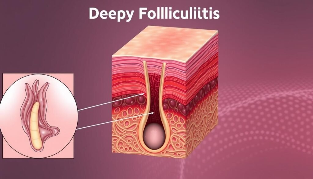 icd 10 code for deep folliculitis