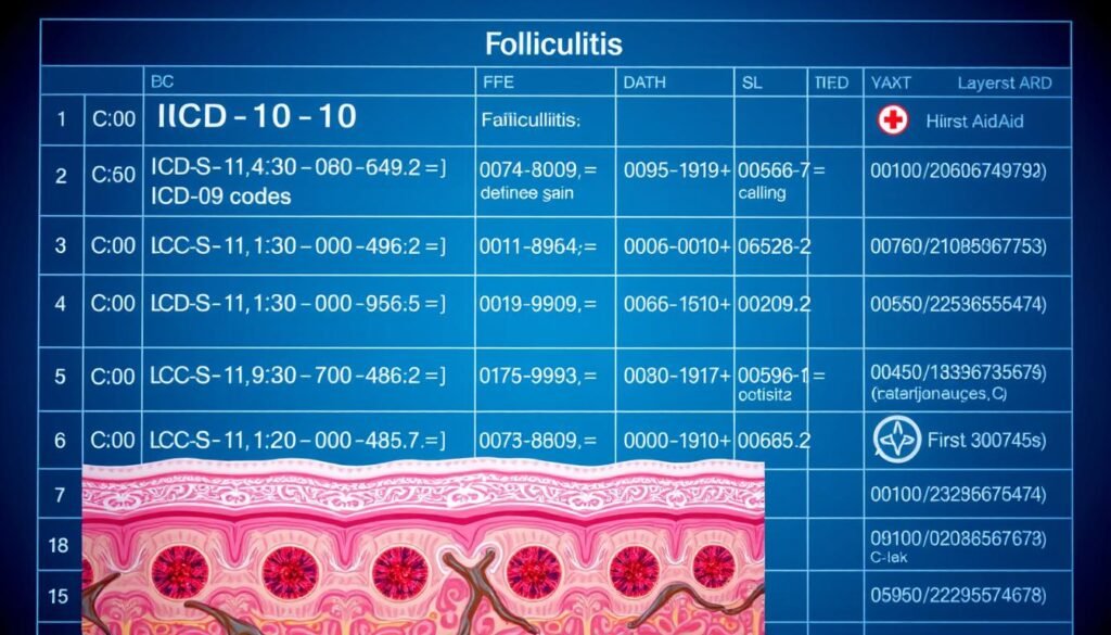 icd 10 folliculitis codes