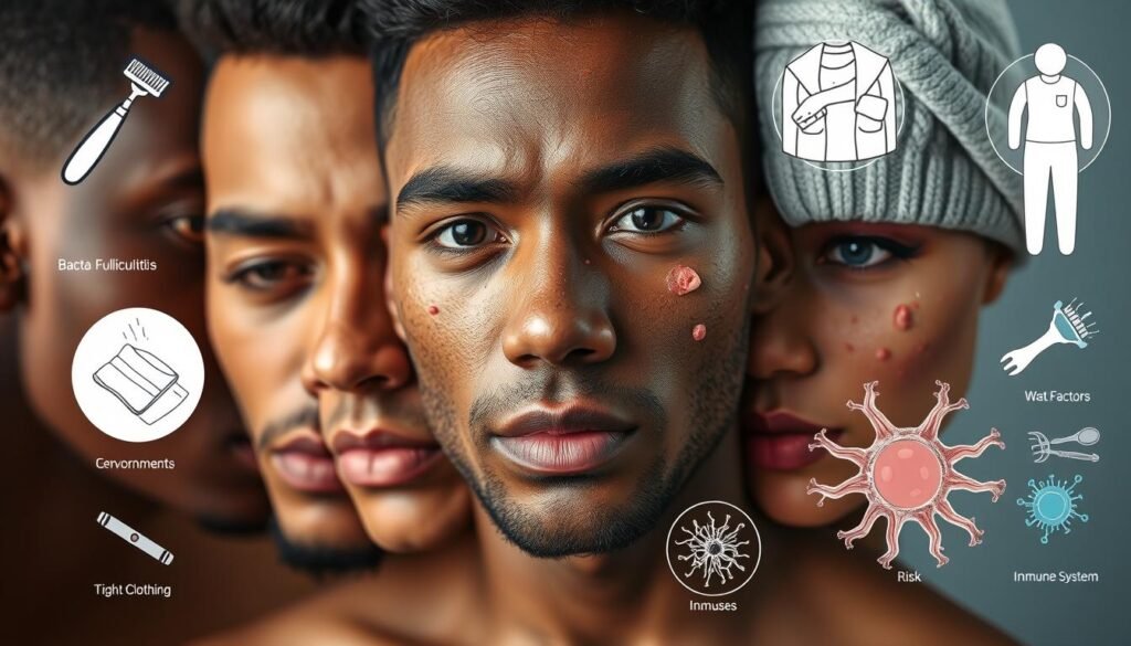 risk factors for folliculitis
