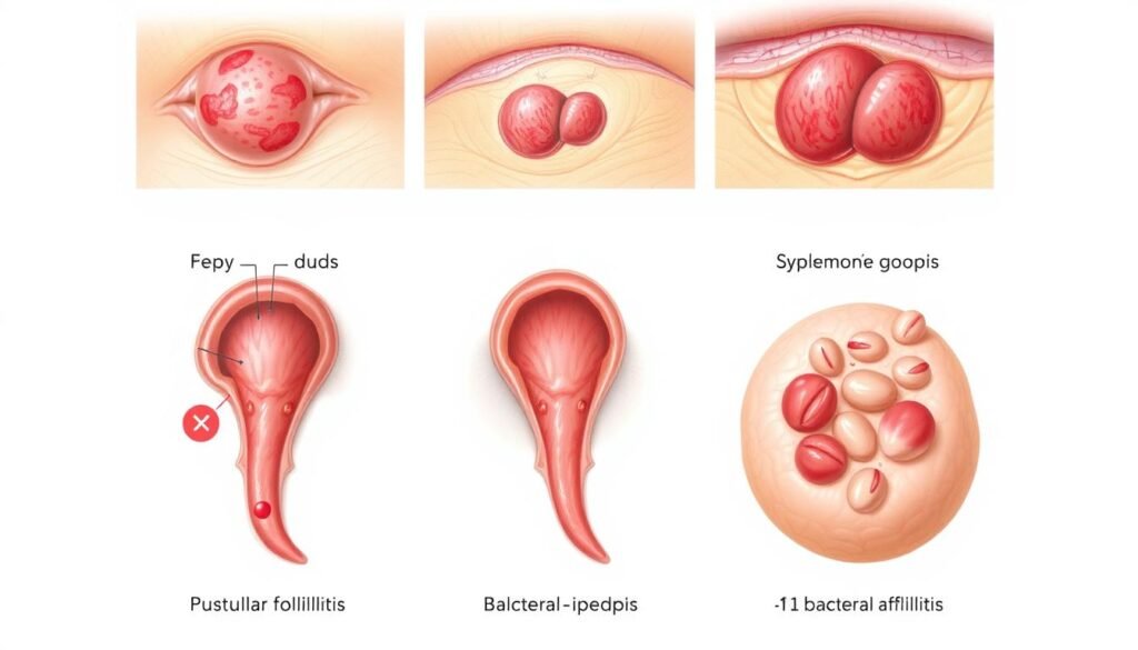 types of folliculitis